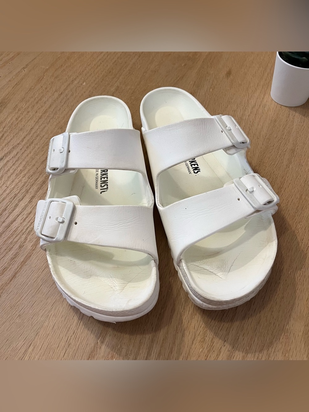 Birkenstock Arizona EVA White Sandals - Picture 2 of 7